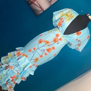 Women’s Floral Sexy Summer Evening Dress